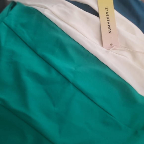 SummerSalt Sidestroke Bathing Suit 14 long torso. NWT - Picture 7 of 9